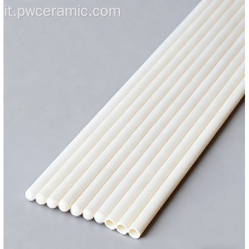 Tubi in ceramica di allumina al 99,7% con resistenza alle alte temperature